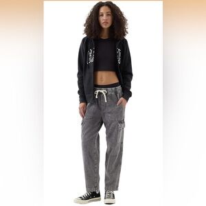 GAP Black and Gray Cargo Pants